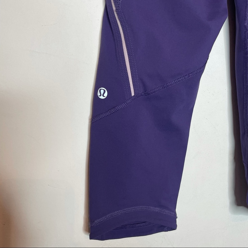 Lululemon Run: Excel Crop Concord Grape 4 - image 8